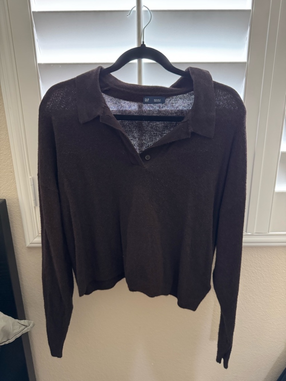 GAP Cashsoft relaxed polo sweater